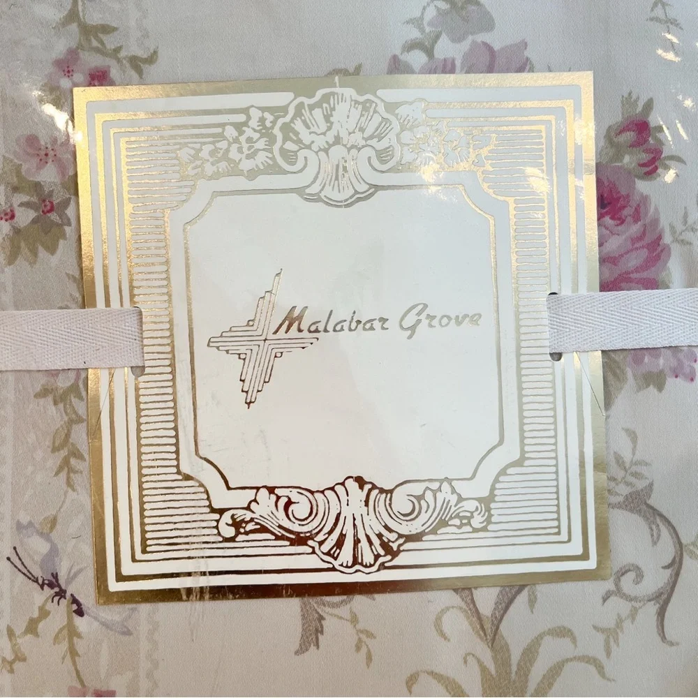 NWT Malabar Grove Floral Petite Rose Full Queen Duvet and Pillow Shams